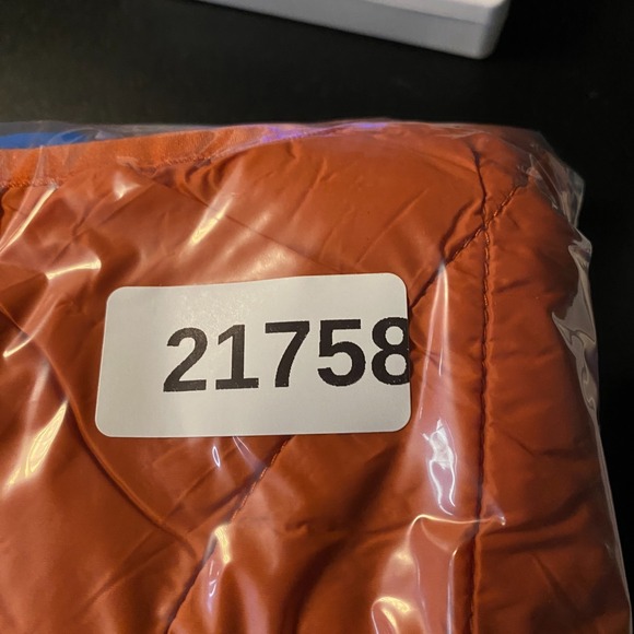 Johnnie O Hudson Quilted Vest Mens Large Puffer Full Zip Nylon golf Harvest - Picture 12 of 12